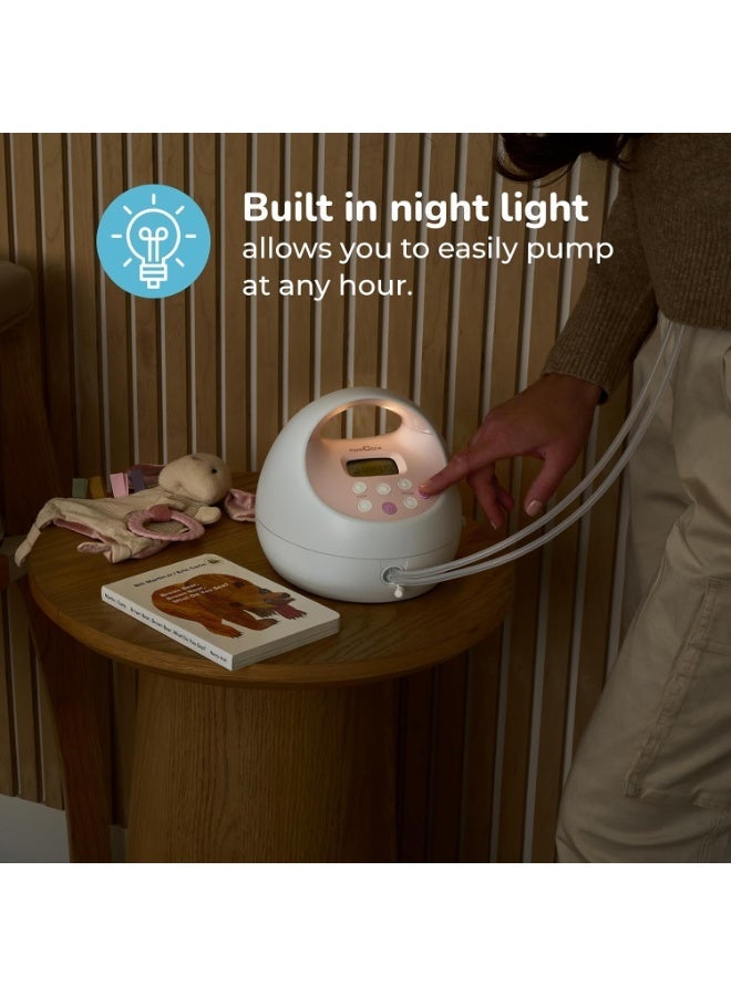 Spectra S1 Plus Double Electric Breast Pump Hospital Grade Rechargeable Battery Quiet Strong Suction Massage Mode Night Light Breastfeeding Pump - Image 4